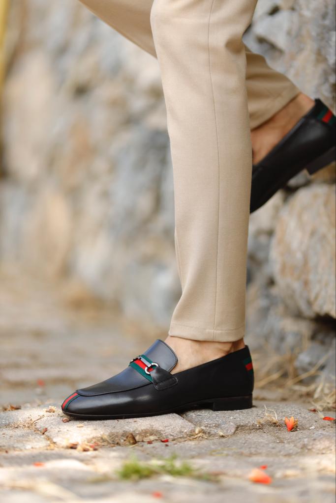 Sardinelli Heraklion Black Bit Loafers