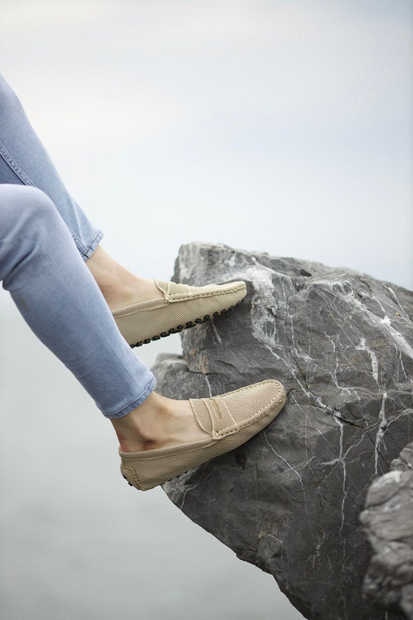 Sardinelli Lecce Beige Penny Loafers