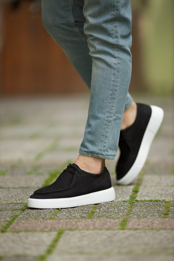 Sardinelli Lecce Black Slip-On Casual Shoes