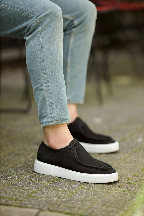 Sardinelli Lecce Black Slip-On Casual Shoes