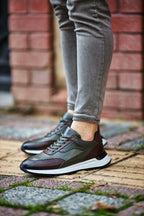 Sardinelli Lecce Laced Green High Top Sneakers