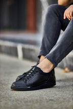 Sardinelli Leece Black Mid Top Sneakers