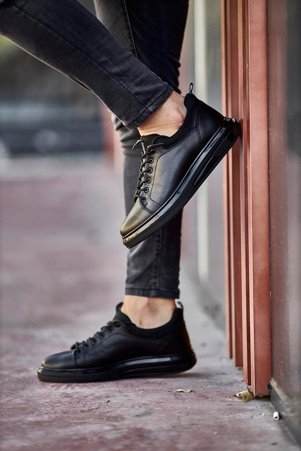 Sardinelli Leece Black Mid Top Sneakers