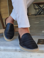 Sardinelli Mantua Black Slip-On Loafers