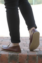Men's Brown Leather Moccasins