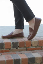 Men's Brown Barefoot Moccasins