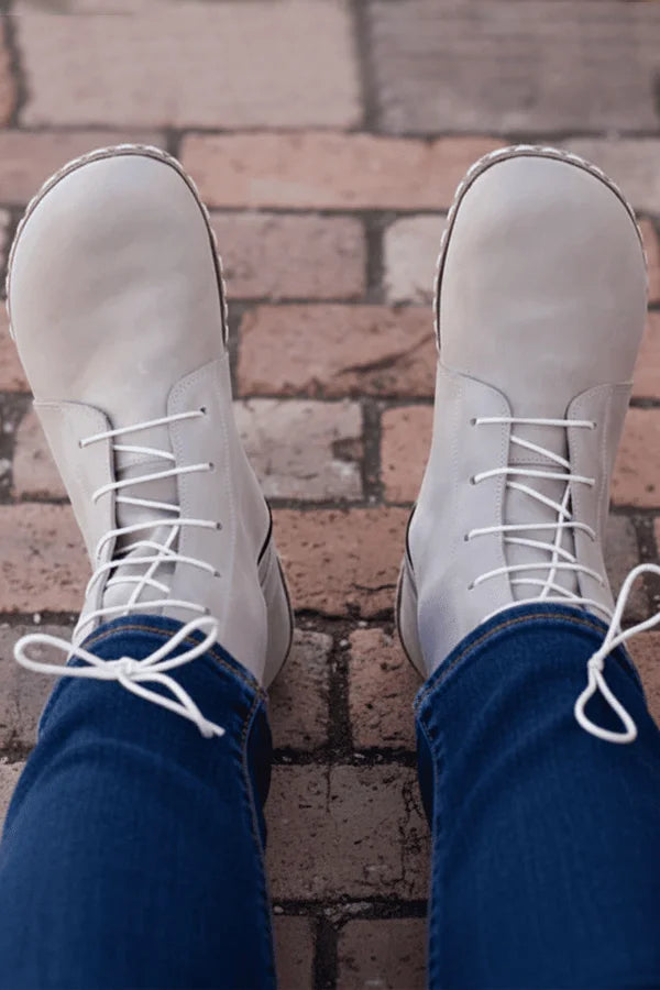 Sardinelli Men's Light Brown Barefoot High Ankle Boots