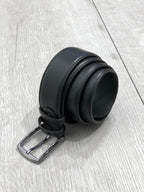 Sardinelli Milan Faux Leather Belt – Black