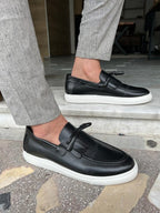 Sardinelli Murcia Kiltie Black Loafers Men