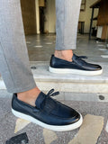 Sardinelli Murcia Kiltie Dark Blue Loafers