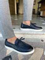 Sardinelli Murcia Kiltie Dark Blue Loafers