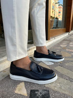 Sardinelli Oviedo Dark Blue Tassel Loafers