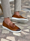 Sardinelli Oviedo Kilt Tan Tassel Loafers