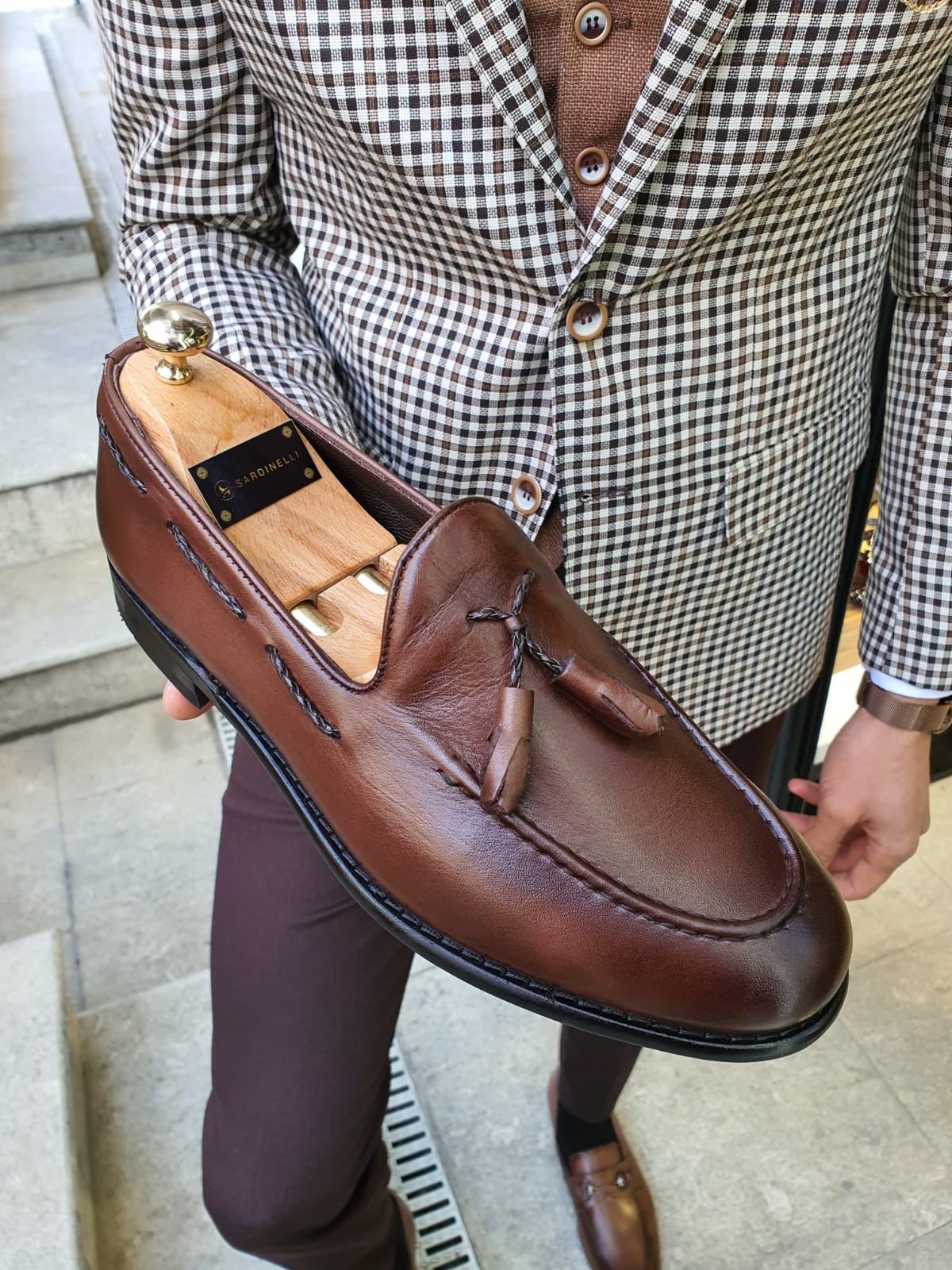 Sardinelli Palermo Brown Tassel Loafer
