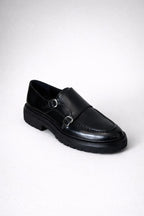 Sardinelli Pamplona Black Buckle Shoes