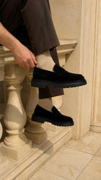 Sardinelli Pamplona Black Suede Shoes