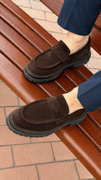 Sardinelli Pamplona Brown Suede Shoes