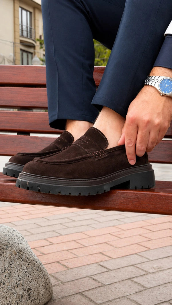 Sardinelli Pamplona Brown Suede Shoes