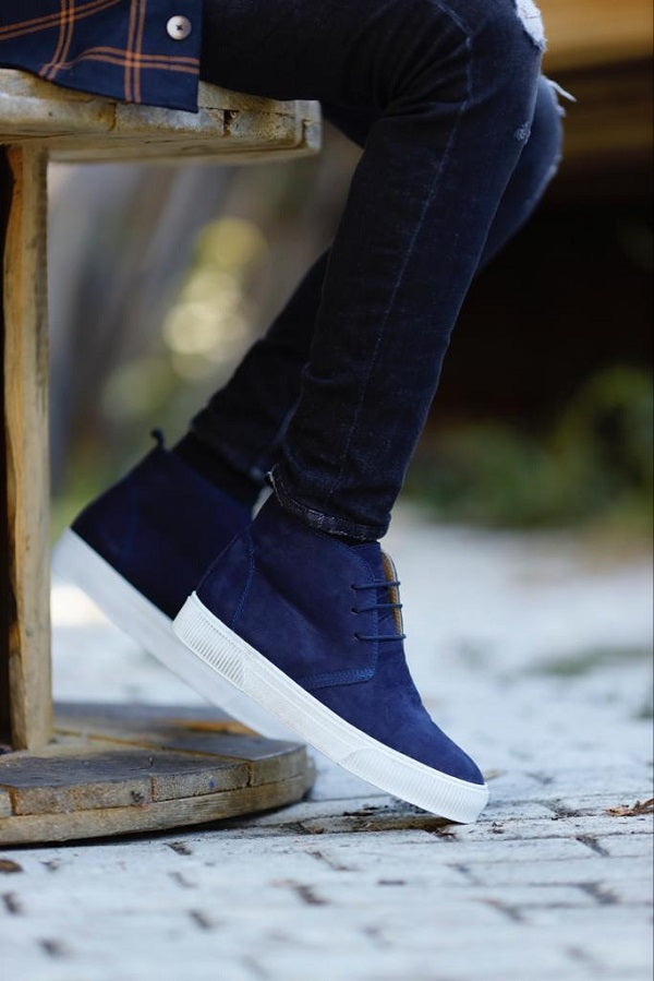 Sardinelli Patras Blue Ankle Boots