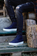 Sardinelli Patras Blue Ankle Boots