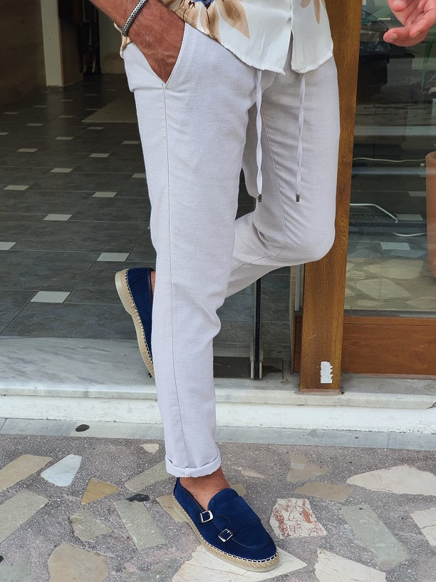 Sardinelli Prontofino Blue Suede Double Monk Strap Loafers