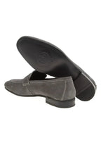 Sardinelli Prontofino Gray Suede Penny Loafers