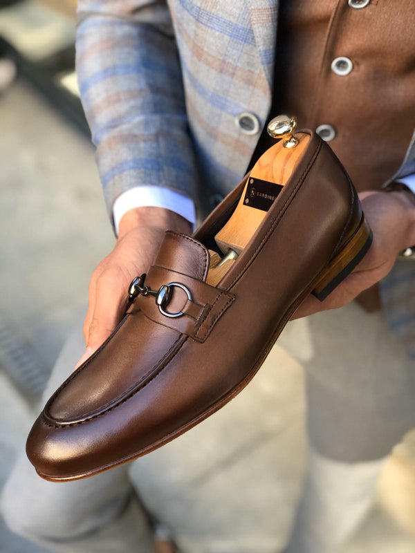 Sardinelli Rome Brown Bit Loafer