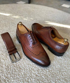 Sardinelli Ronda Brown Wholecut Derby Shoes