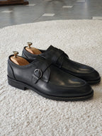 Sardinelli Mantua Black Buckle Loafers