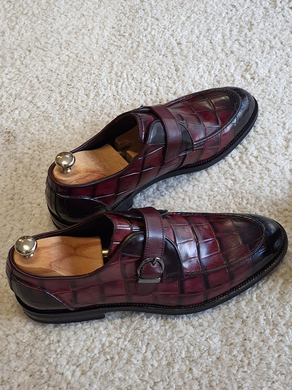 Sardinelli Salerno Burgundy Buckle Loafers