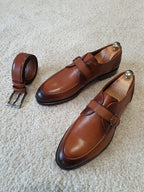 Sardinelli Salerno Tan Buckle Loafers