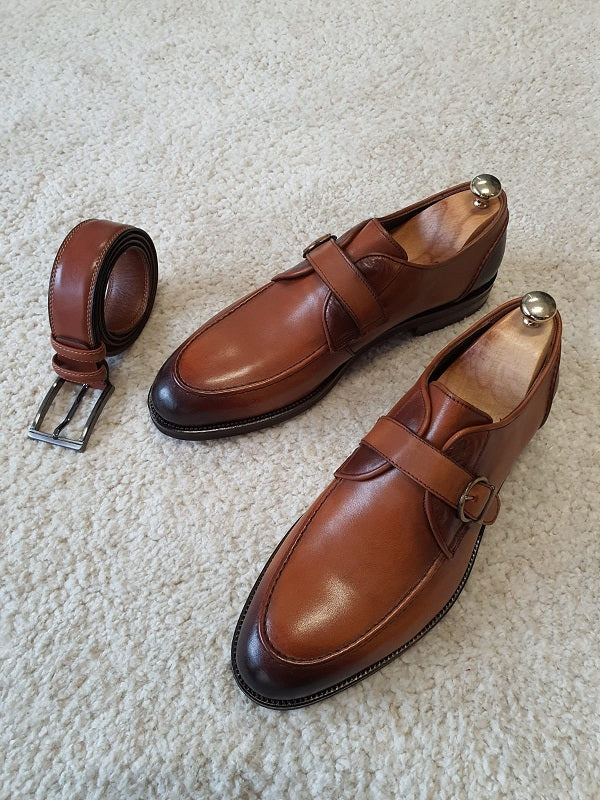 Sardinelli Salerno Tan Buckle Loafers