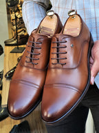 Sardinelli Sanremo Tan Cap Toe Wholecut Oxfords