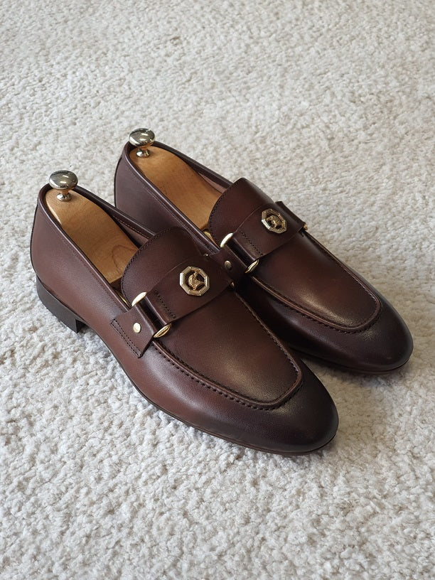 Sardinelli Trieste Brown Penny Loafers