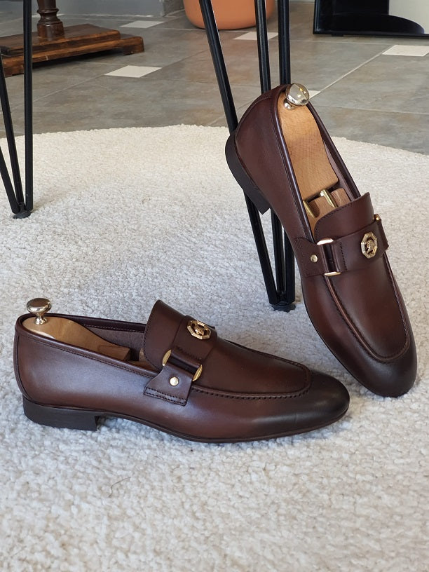 Sardinelli Trieste Brown Penny Loafers