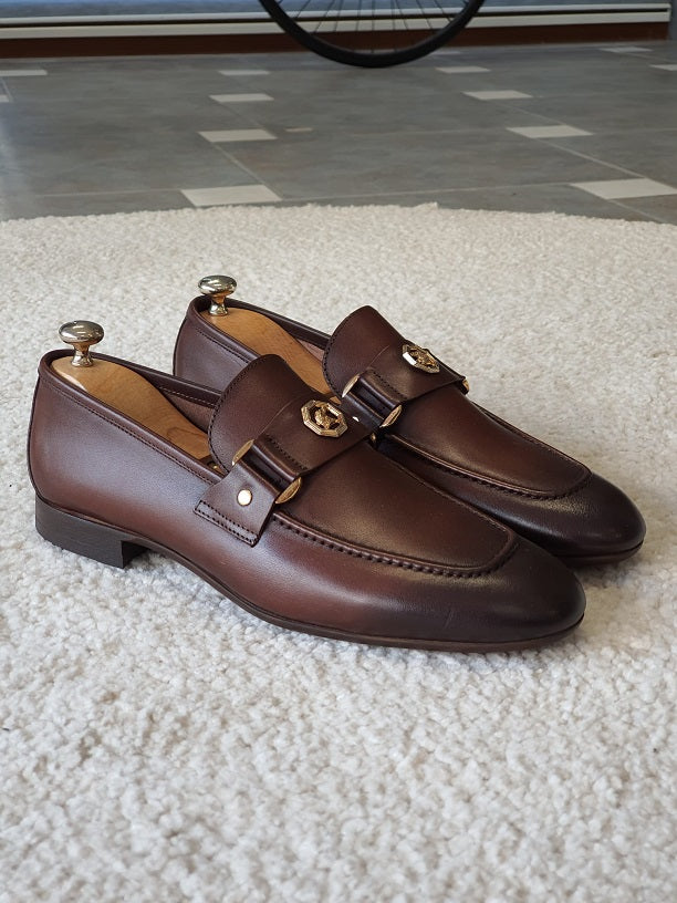Sardinelli Trieste Brown Penny Loafers