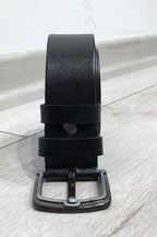 Sardinelli Turin Hard Leather Belt – Black