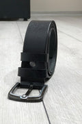 Sardinelli Turin Hard Leather Belt – Black