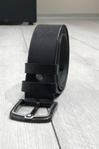 Sardinelli Turin Hard Leather Belt – Black