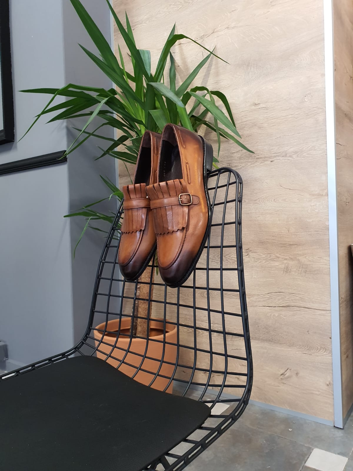 Sardinelli Velletri Kilt Tan Loafers Men