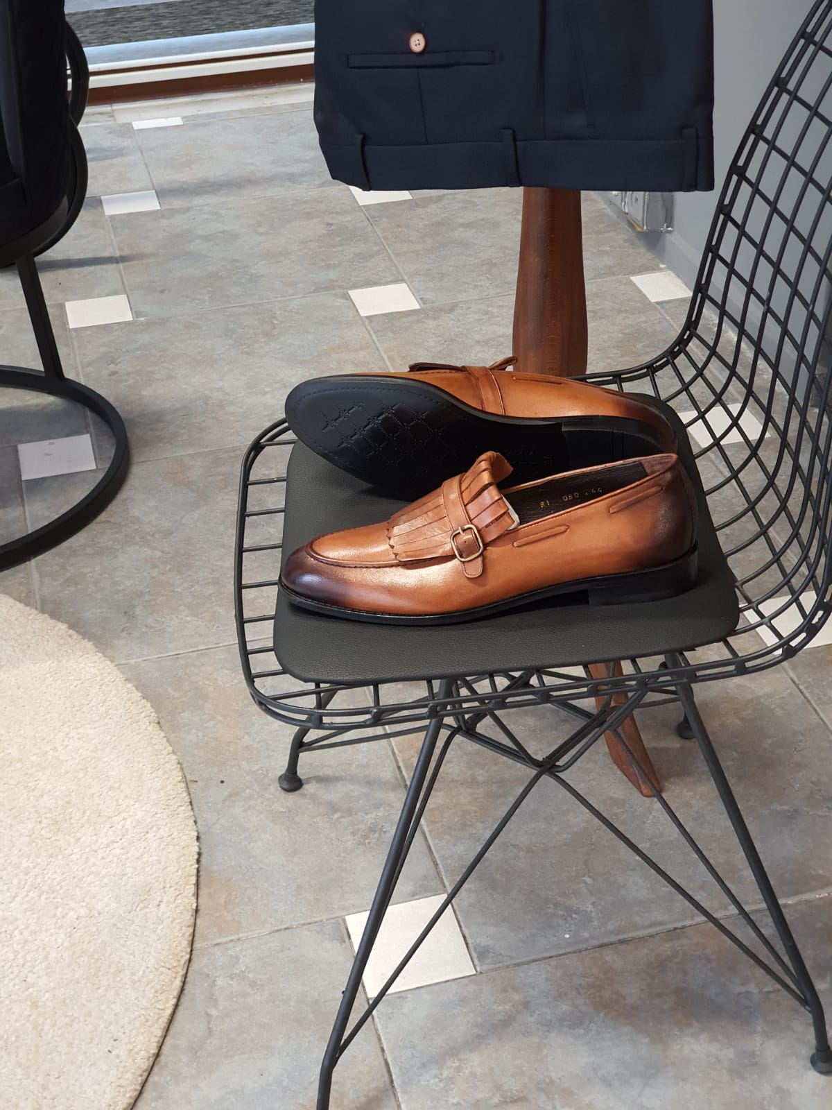 Sardinelli Velletri Kilt Tan Loafers Men