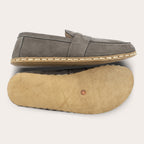 Men's Gray Penny Loafers