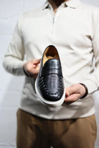 Sardinelli Bari Black Loafers