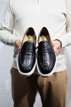 Sardinelli Bari Black Loafers