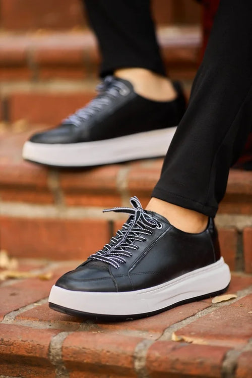 Sardinelli Black Lace Up Sneakers