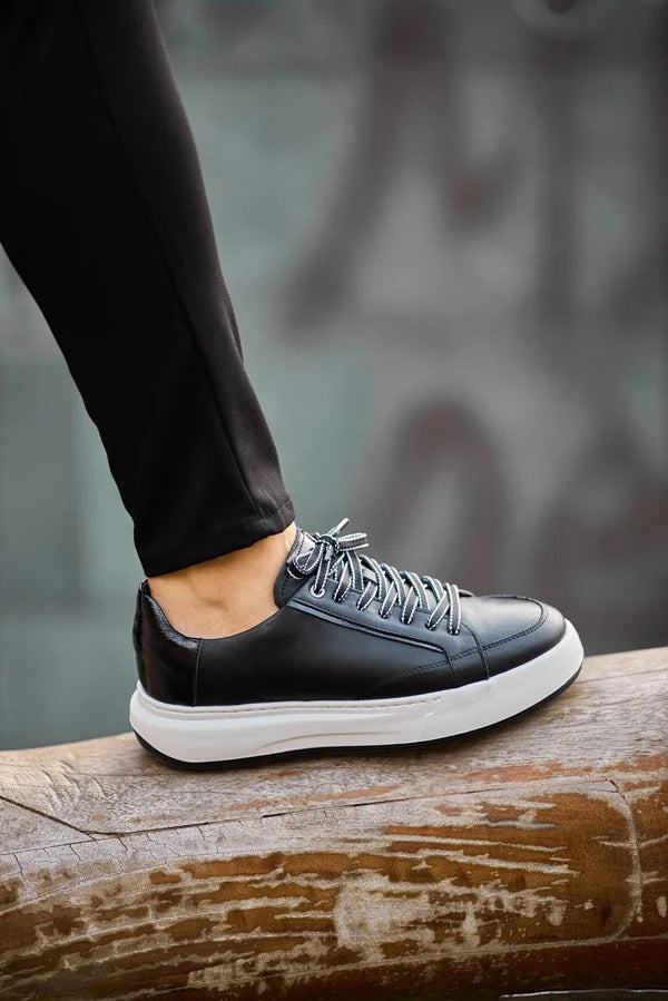 Sardinelli Black Lace Up Sneakers
