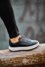 Sardinelli Black Lace Up Sneakers