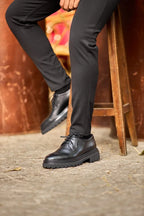 Sardinelli Men's Derby Shoes Black