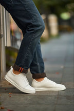 Sardinelli White Laceless Sneakers