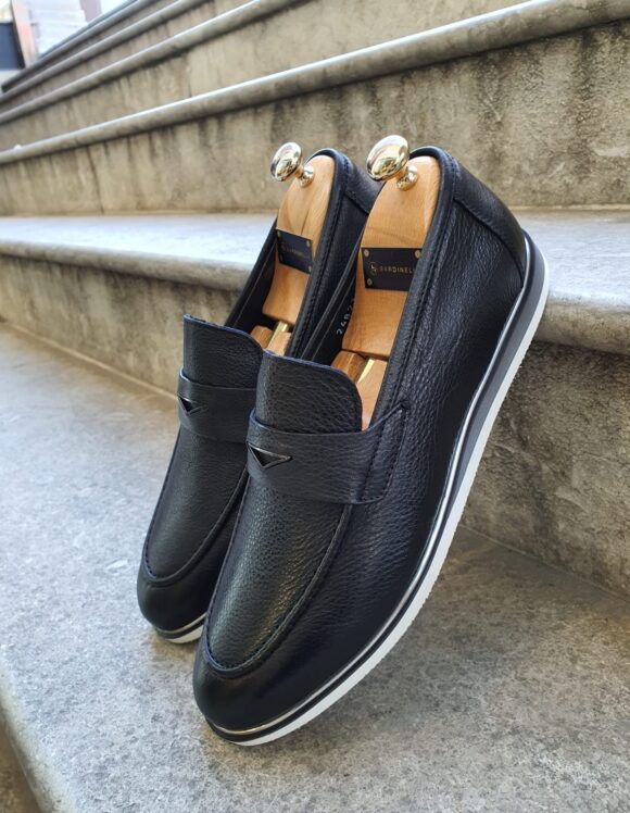 Buy Black Bit Penny Loafers by Sardinelli | Free Worldwide Shipping